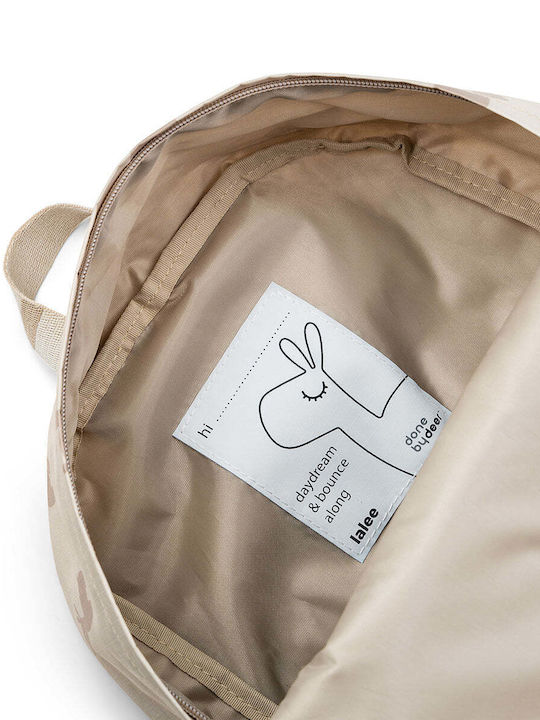 Done by Deer School Bag Backpack Kindergarten Beige with Water Bottle Holder 5Liters