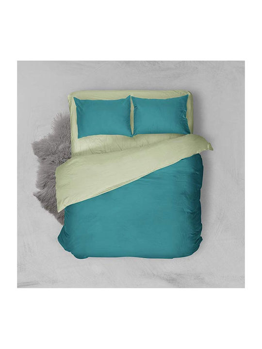 Sunshine Menta Single Duvet Cover 170x250 206 Πράσινο