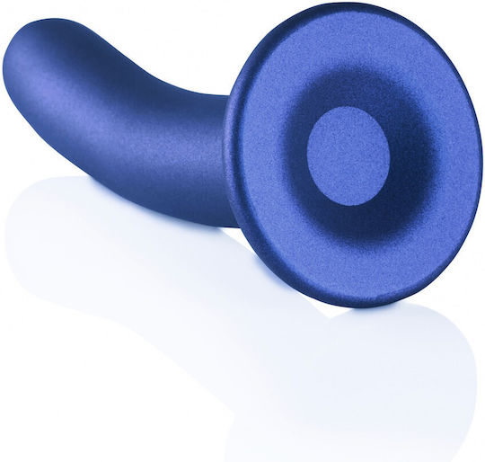 Shots Ρεαλιστικό Dildo με Όρχεις και Βεντούζα Μπλε 14.5cm