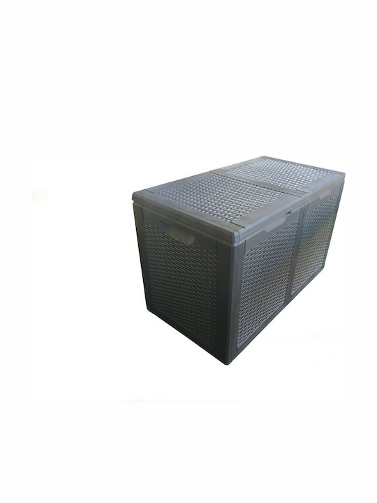 Gensini Outdoor Storage Box 3012.00 180lt Brown L80.5xW44.5xH51cm
