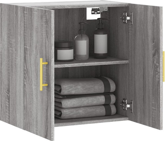 vidaXL vidaXL Badezimmerschrank Waschmaschinen Grau