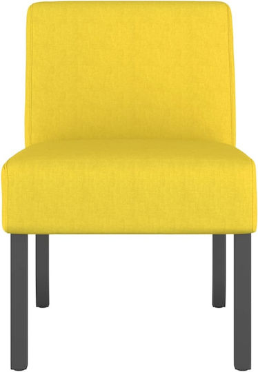 Armchair Yellow 48x64x72cm