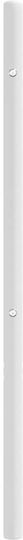 vidaXL Metallic White Bed Headboard 198x90cm