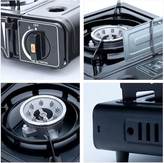 BDZ.180-A Countertop Gas Burner Single Black