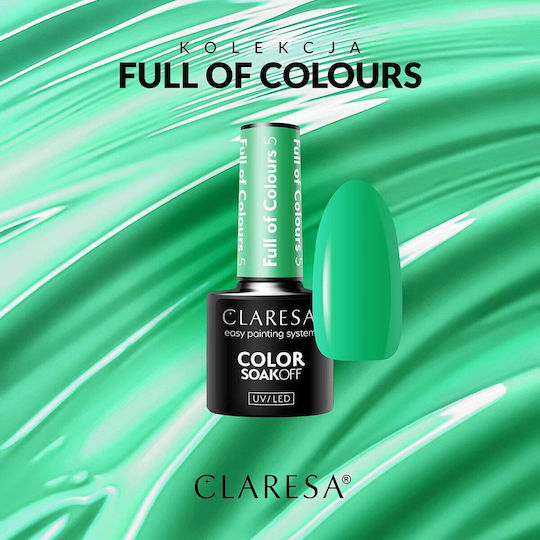 Claresa Full Colours Ημιμόνιμο Βερνίκι Νυχιών Full Of Colours 5 5ml