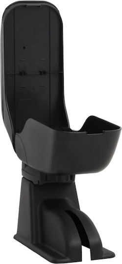 vidaXL Car Leather Armrest for Lada Kalina Black