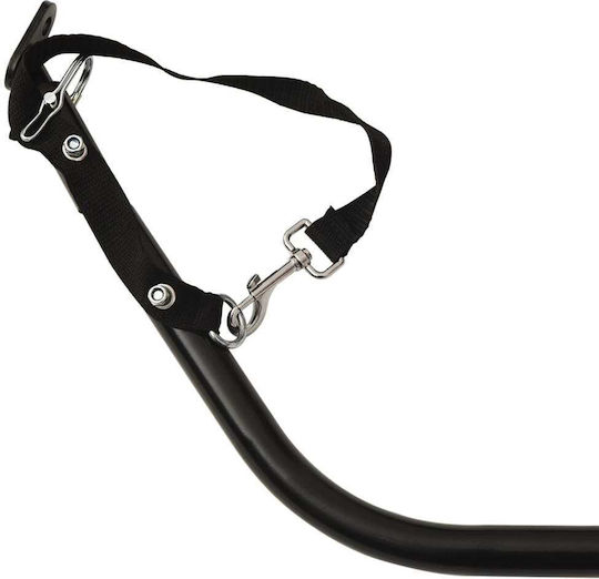 Vidaxl Bicycle Trailer Black Oxford Fabric Iron