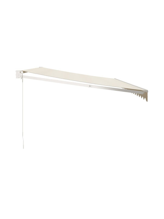 vidaXL Terrace Wall Tent Beige 5x3cm