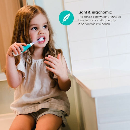 Bbluv Electric Toothbrush Replacement Heads Sonik 2 Pieces for 18m+ Mint