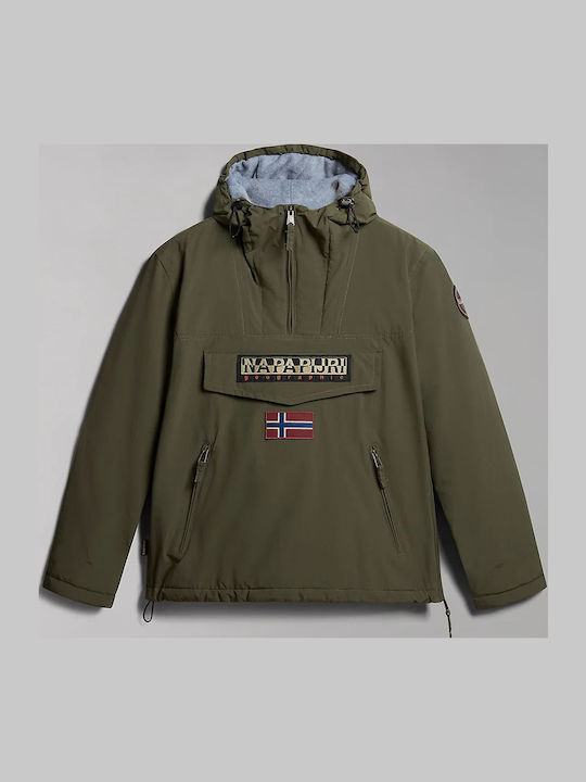 Rainforest Pocket 2 Winter Jacke Wasserdicht und Winddicht Khaki