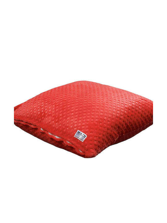 Madi Decorative Pillow Case Spots Red 45x45cm.