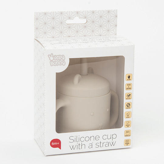 Smyk Educational Sippy Cup Silicone with Handles Transparent for 6m+m+