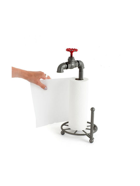 Octopus Metallic Paper Towel Holder Gray 22x18.5x38cm 2341543