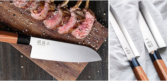 Kai Seki Magoroku Cuțit Santoku Din Oțel Inoxidabil 17cm