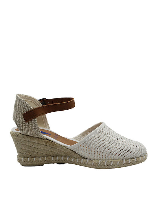 Women's Leather Platform Shoes White