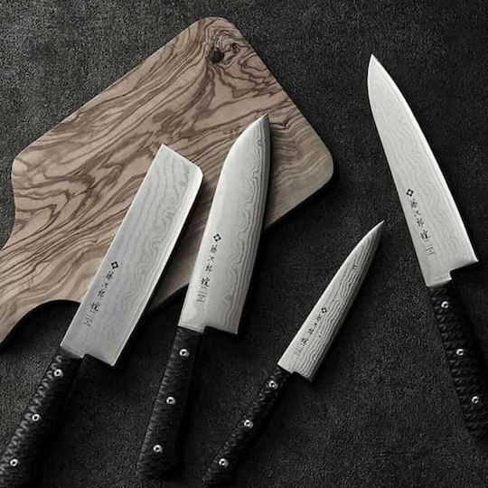 Tojiro Gai Μαχαίρι Nakiri από Δαμασκηνό Ατσάλι 16.5cm