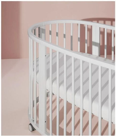 Stokke Leagăn Sleepi™ Alb Cu Saltea Și Roți