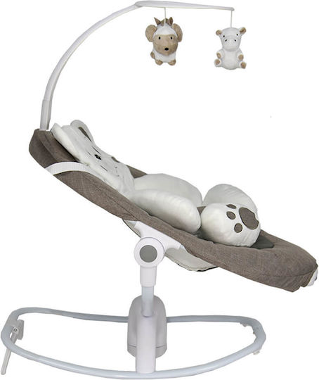 Bebe Stars Ηλεκτρικό Relax Μωρού Κούνια Imagine με Μουσική και Δόνηση Καφέ για Παιδί έως 12kg