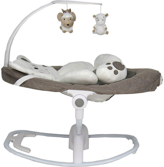 Bebe Stars Ηλεκτρικό Relax Μωρού Κούνια Imagine με Μουσική και Δόνηση Καφέ για Παιδί έως 12kg