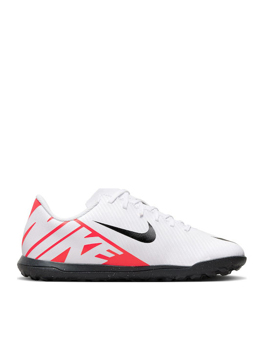 Mercurial Vapor 15 Club Kids Turf Soccer Shoes White
