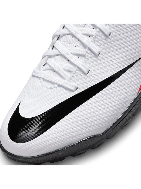 Mercurial Vapor 15 Club Kids Turf Soccer Shoes White