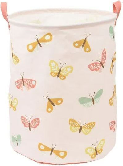 A Little Lovely Company Children's Storage Basket made of Fabric Pink 40x40x50cm 1pcs