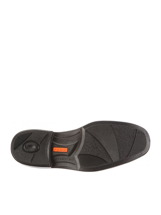 Leder Herren Freizeitschuhe Anatomisch Schwarz