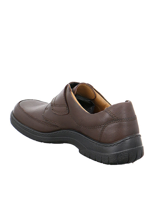 Leder Herren Freizeitschuhe Anatomisch Braun