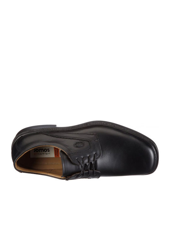 Leder Herren Freizeitschuhe Anatomisch Schwarz