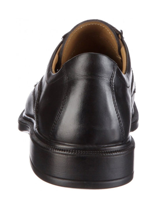 Leder Herren Freizeitschuhe Anatomisch Schwarz