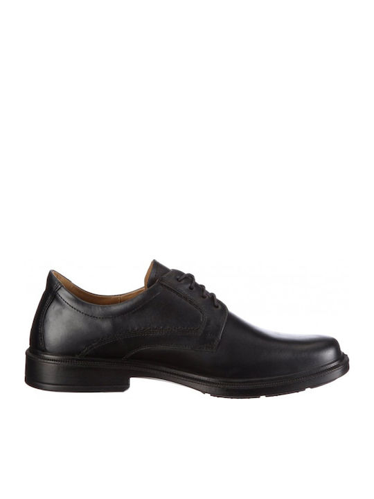 Leder Herren Freizeitschuhe Anatomisch Schwarz