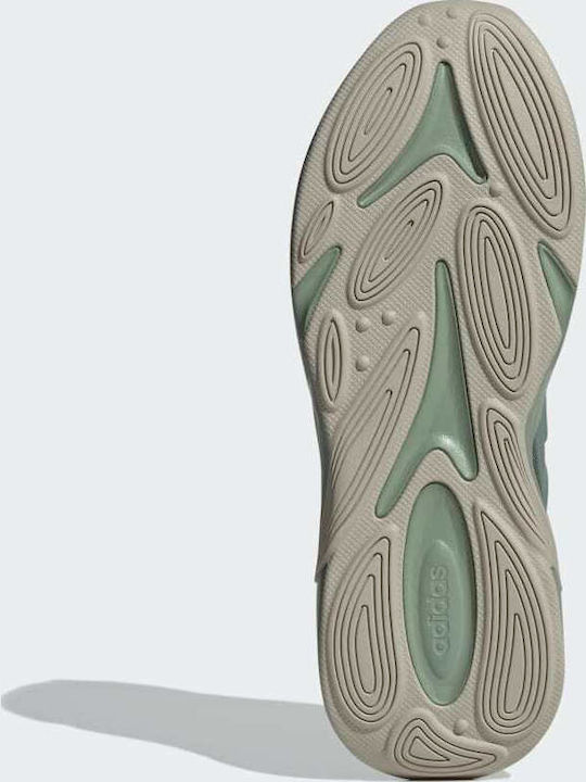 Ozelle Chunky Sneakers Silver Green / Carbon