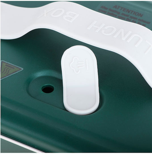 Adler Cutie de Prânz Electrică din Inox Verde cu Compartimente 800ml