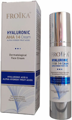 Froika AHA-14 24h Feuchtigkeitsspendend & Anti-Aging Creme Gesicht mit Hyaluronsäure 50ml