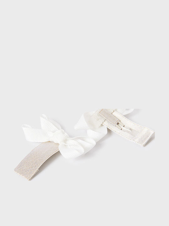 Abel & Lula Set of Kids Hair Clips with Bobby Pin in Beige Color