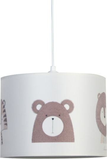 Homeplus Einfaches Licht Kinderdeckenleuchte Deckenleuchte mit Fassung E27 Weiß 28x21cm