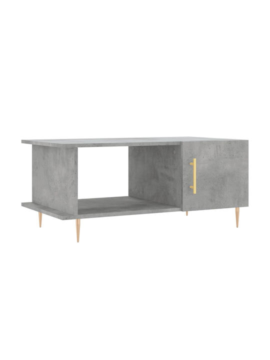 Rectangular Coffee Table Wooden Gray L90xW50xH40cm.