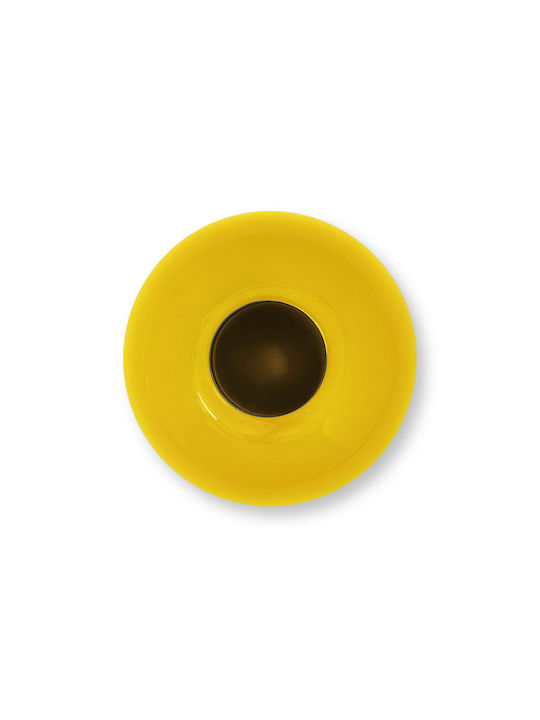 PiP Studio Διακοσμητικό Βάζο Μεταλλικό Majorelle Κίτρινο Y23cm
