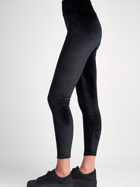 SugarFree Ausbildung Frauen Gekürzt Leggings Hochgeschnitten Schwarz