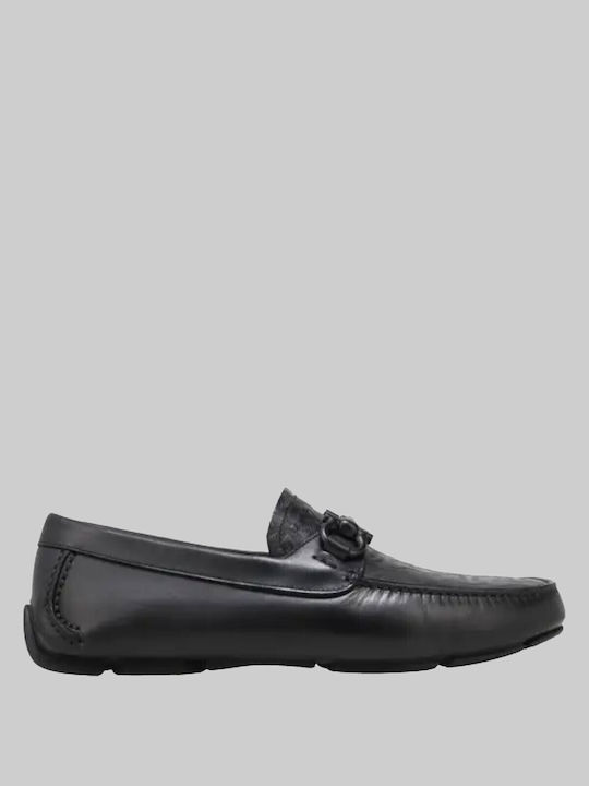 Men's Leather Moccasins Black