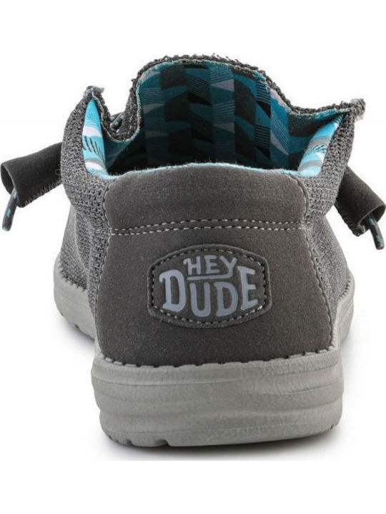 Herren Mokassins in Gray Farbe