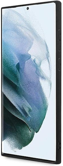 Guess Metal Logo Back Cover Μεταλλικό Γκρι (Galaxy S23 Ultra)