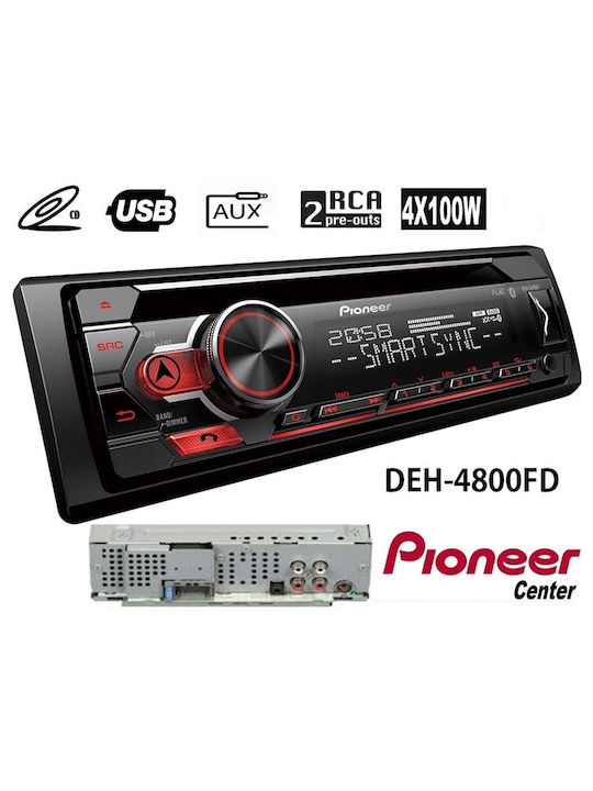 Pioneer Auto-Audiosystem 1DIN (USB) mit Abnehmbares Bedienfeld