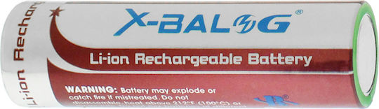 X-Balog Επαναφορτιζόμενη Μπαταρία 18650 Li-ion 4.2V 1τμχ