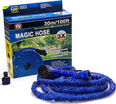 Λάστιχο Επεκτεινόμενο Σετ Magic Hose 1/2" 30m Μπλε