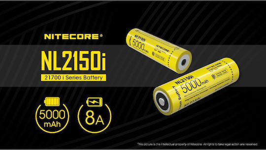 NiteCore NL2150i Baterie Reîncărcabilă 21700 Li-ion 5000mAh 3.6V 1buc
