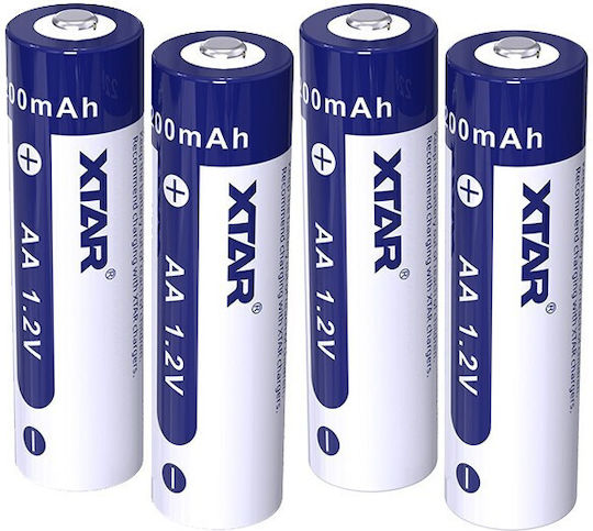 XTAR Rechargeable Battery AA Ni-MH 2200mAh 1.2V 4pcs