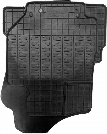 Cik Satz Vorder- und Hintermatten 4Stück aus Gummi für Audi Q3 2018+ Schwarz