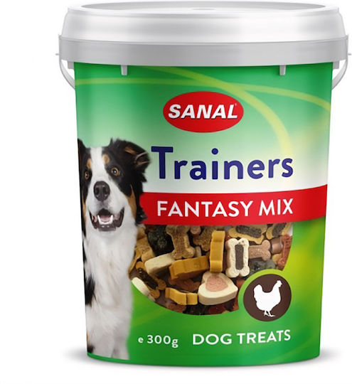 Sanal Trainers Fantasy Mix Μπισκότο Εκπαίδευσης Σκύλου με Κοτόπουλο 300gr