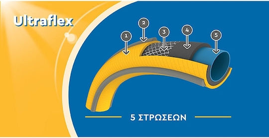 Hozelock Tricoflex Ultramax Λάστιχο Ποτίσματος 1/2" 15m